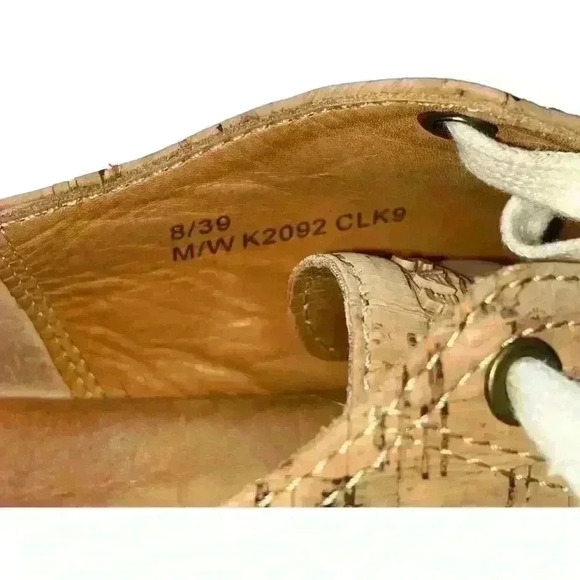 Kork-Ease Minimalist Stylish Women's Silvia Sneaker - Cork Leather, Size 8 - Picture 6 of 9